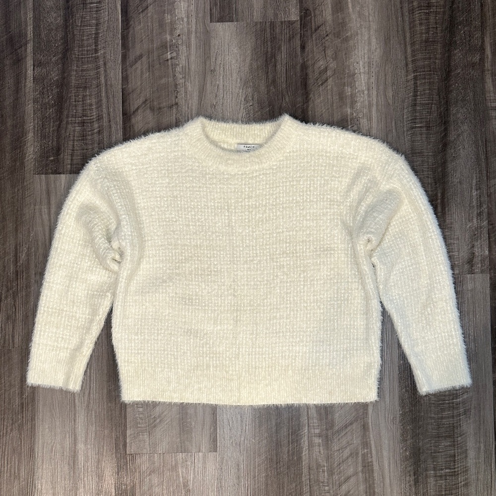 FRNCH Crewneck Metallic Accented Sweater - Small/Medium